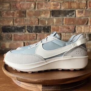 Nike Waffle Debut Light Pumice Sail Teal Suede Sneakers Shoes Women’s 10